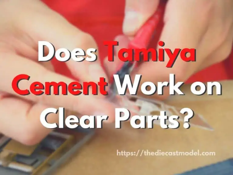 Does Tamiya Cement Work on Clear Parts?