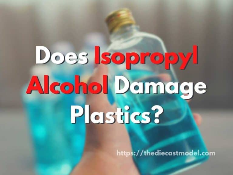 Does isopropyl alcohol damage plastics?