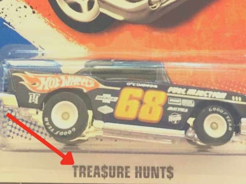 Example of 1996 Hot Wheels Treasure Hunt