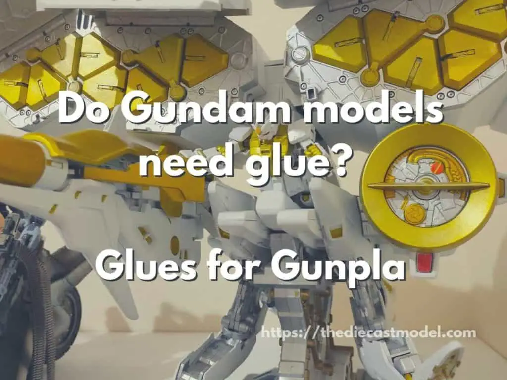Do Gundam models need glue? 