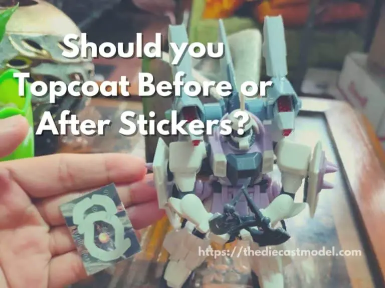 Gunpla Models: Should you Topcoat Before or After Stickers?