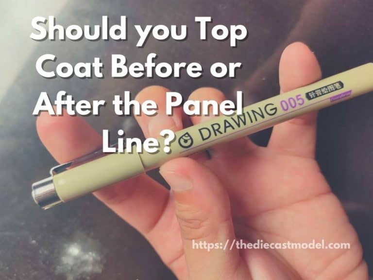 Should you Top Coat Before or After the Panel Line?