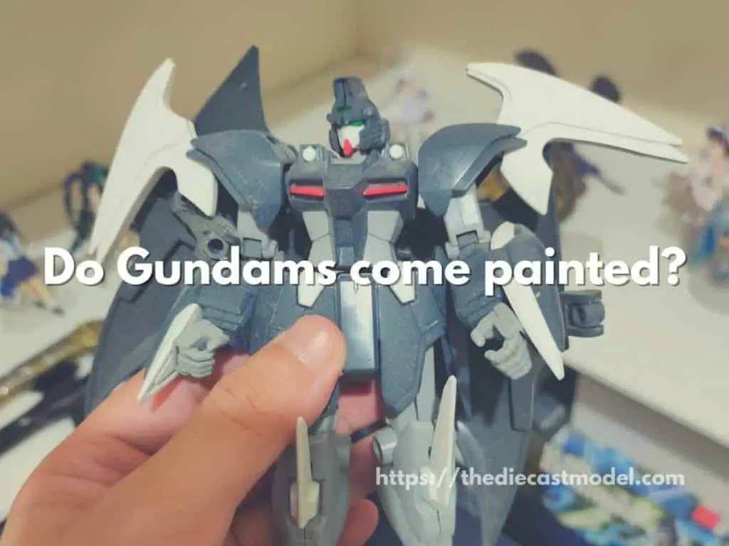 Do Gundams come painted?